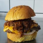 brisket and beef burger