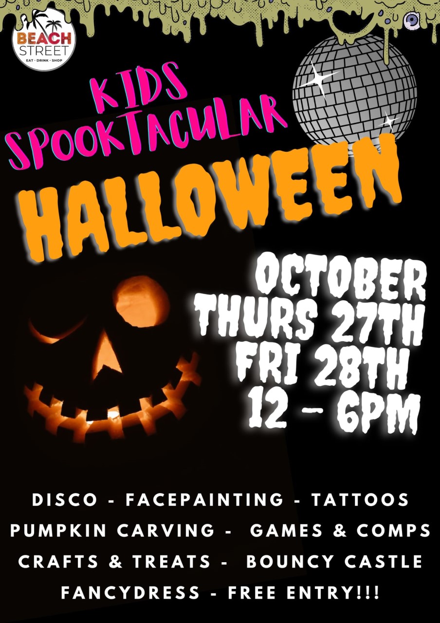 HALLOWEEN SPOOKTACULAR FAMILY PARTY Beach Street Felixstowe