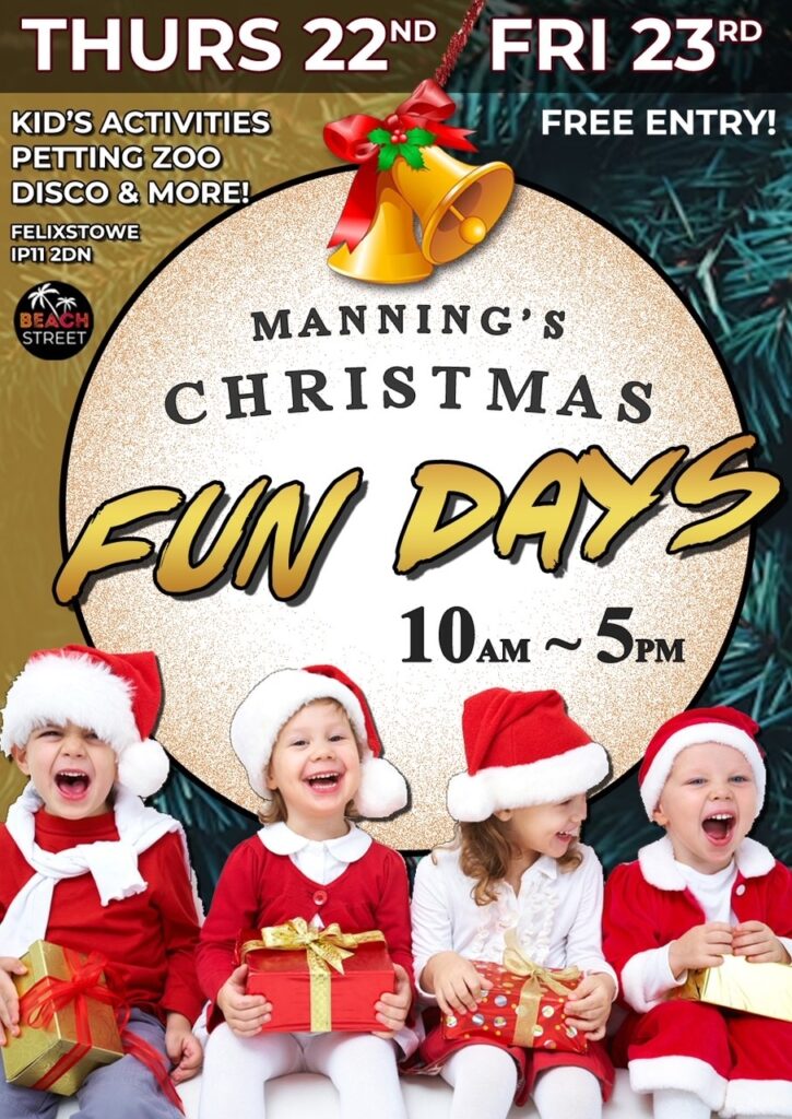 kids party at Beach Street Felixstowe