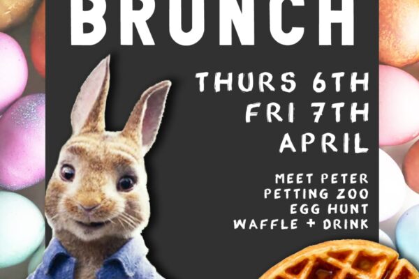 Easter brunch with Peter Rabbit
