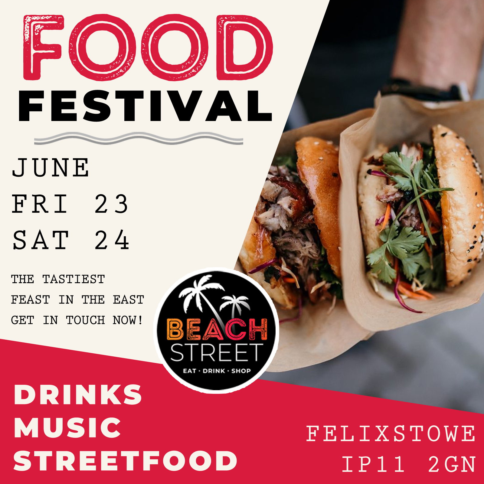 June Street Food Festival Beach Street Felixstowe