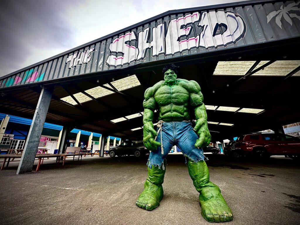 Hulk, super heros and princess party