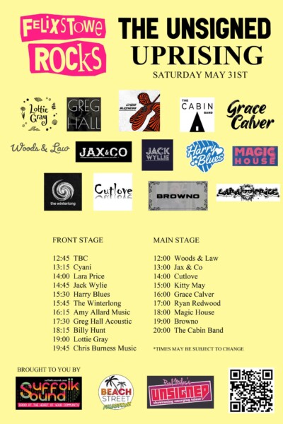 Felixstowe rocks live music