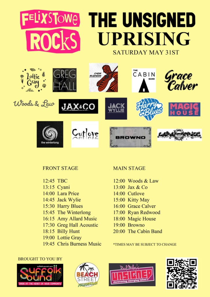 Felixstowe rocks live music