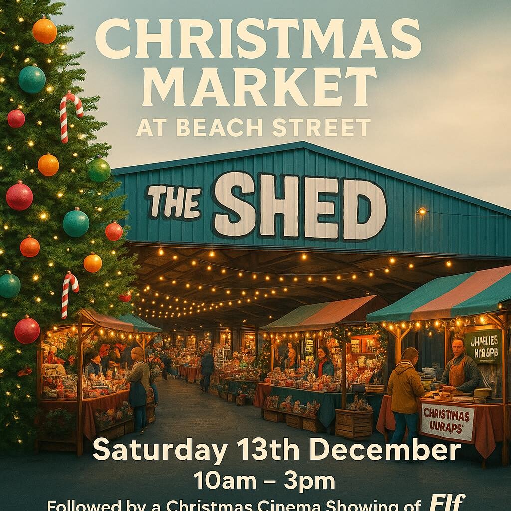 christmas market at Beach Street