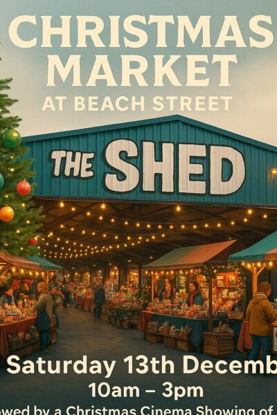 christmas market at Beach Street